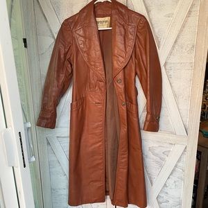 Vintage Nordstrom brown trench coat